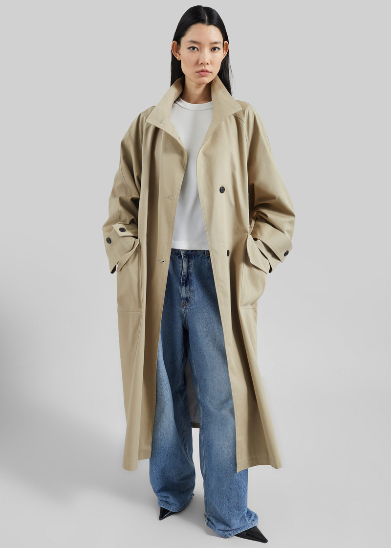 Lenoir Trench Coat - Beige 8