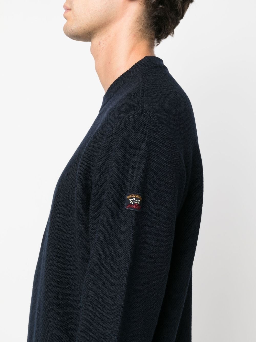 crew-neck knitted jumper - 5