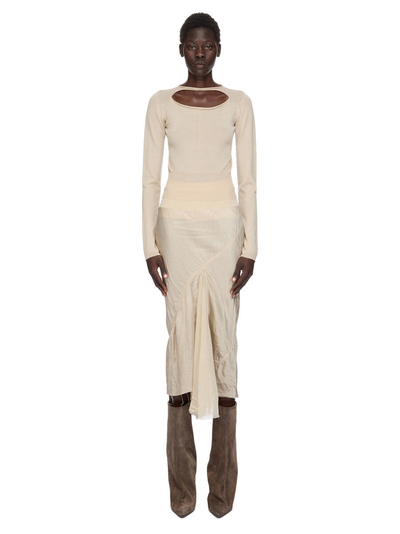 Rick Owens Cutout virgin wool top outlook