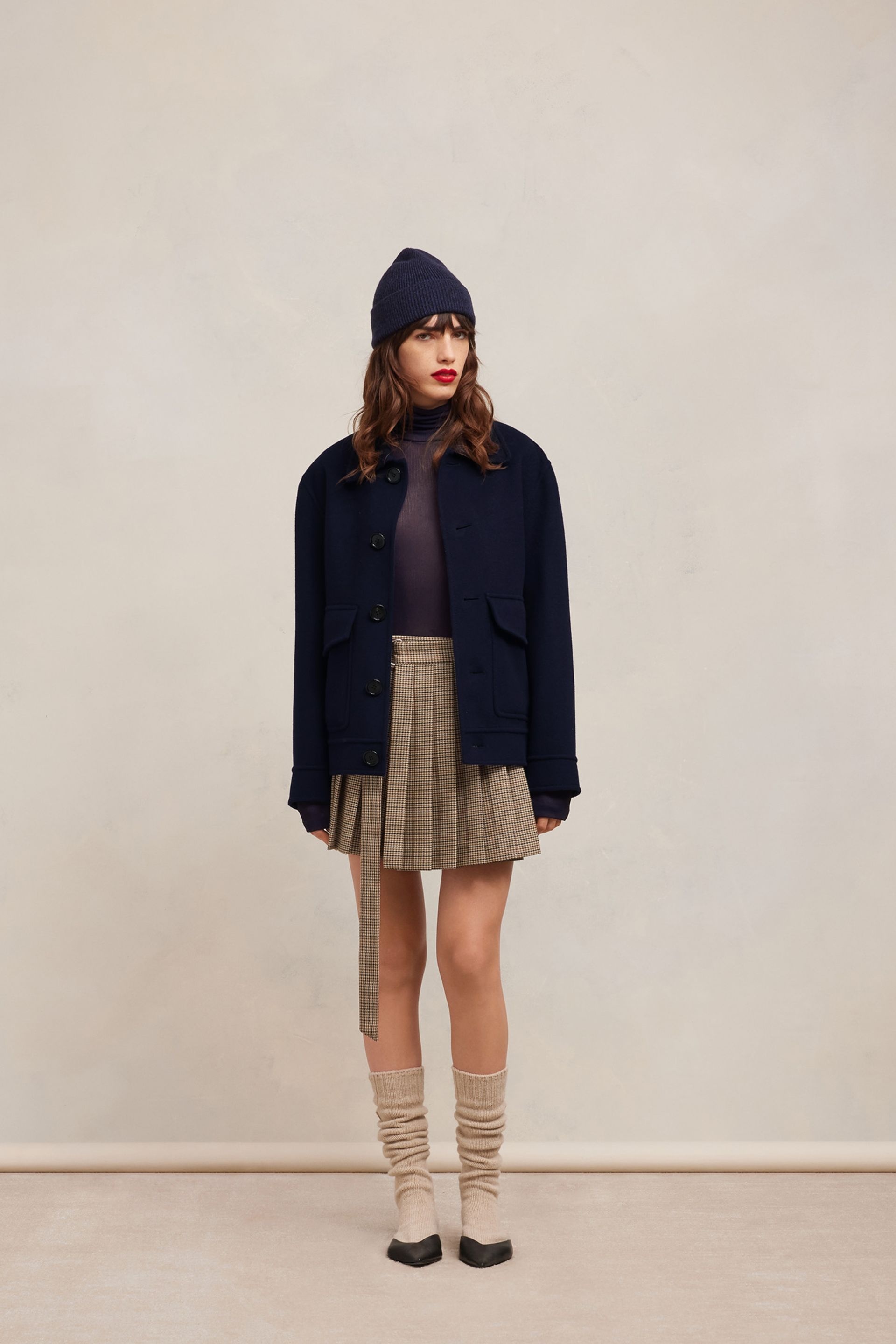 Boxy Fit Double Face Jacket - 2