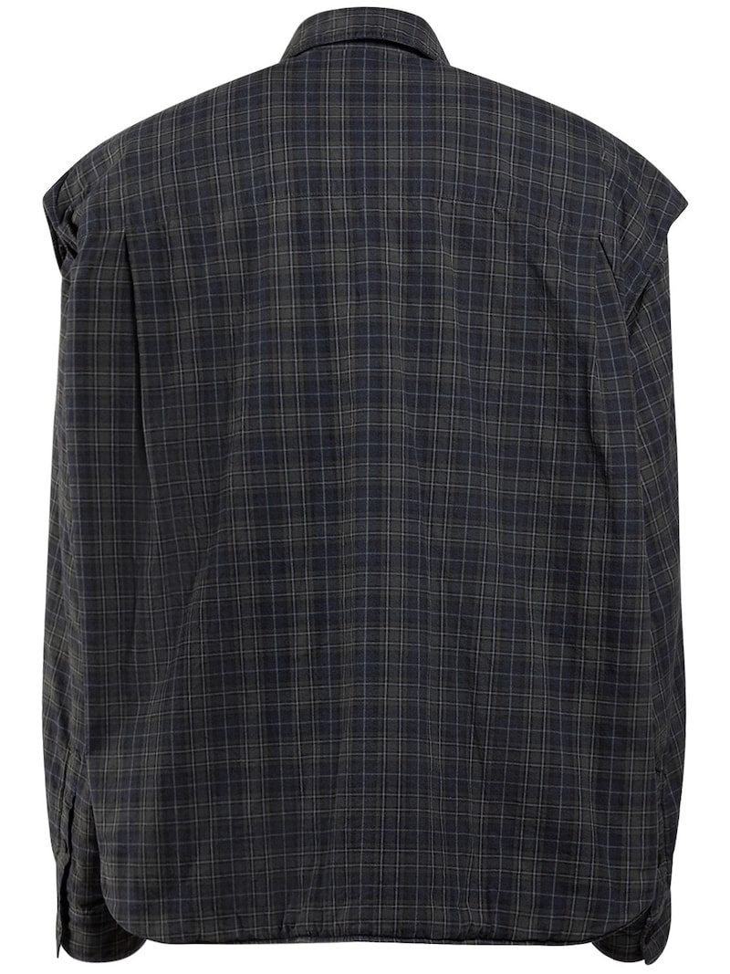 Detachable sleeves cotton shirt - 6