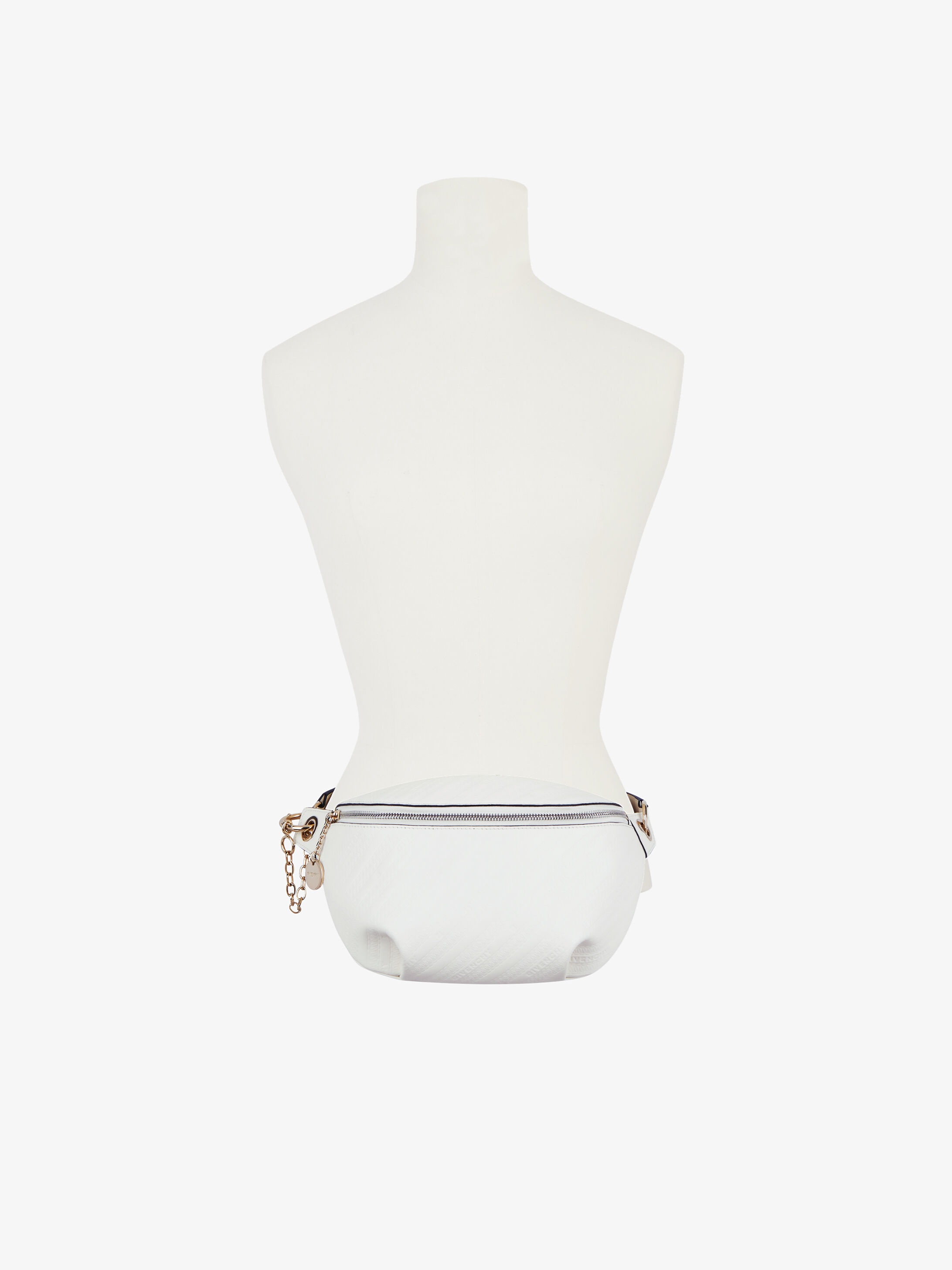 BOND bum bag in GIVENCHY chain embossed leather - 8