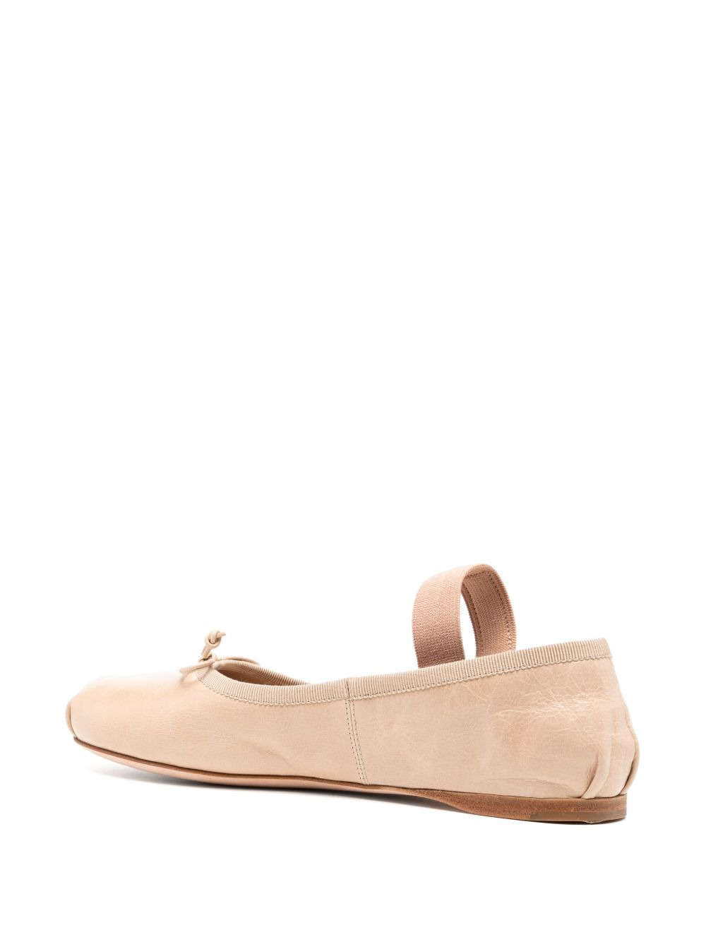 leather ballet shoes - 3