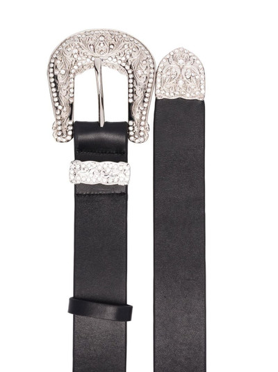 ALEXANDRE VAUTHIER crystal-embellished buckle belt outlook