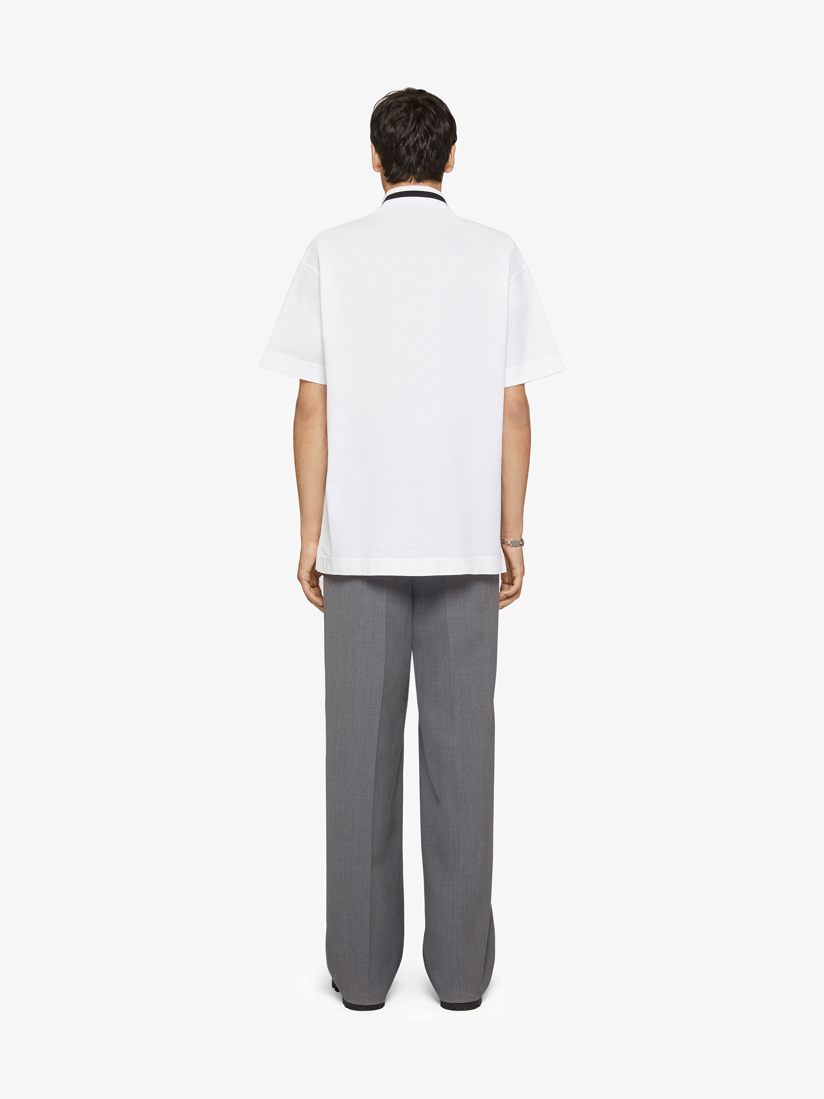 GIVENCHY CREST POLO SHIRT IN COTTON - 4