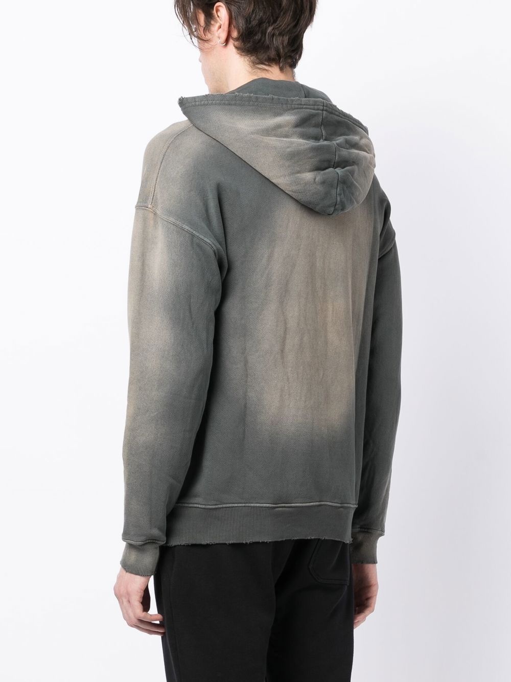 slogan-print pullover hoodie - 4