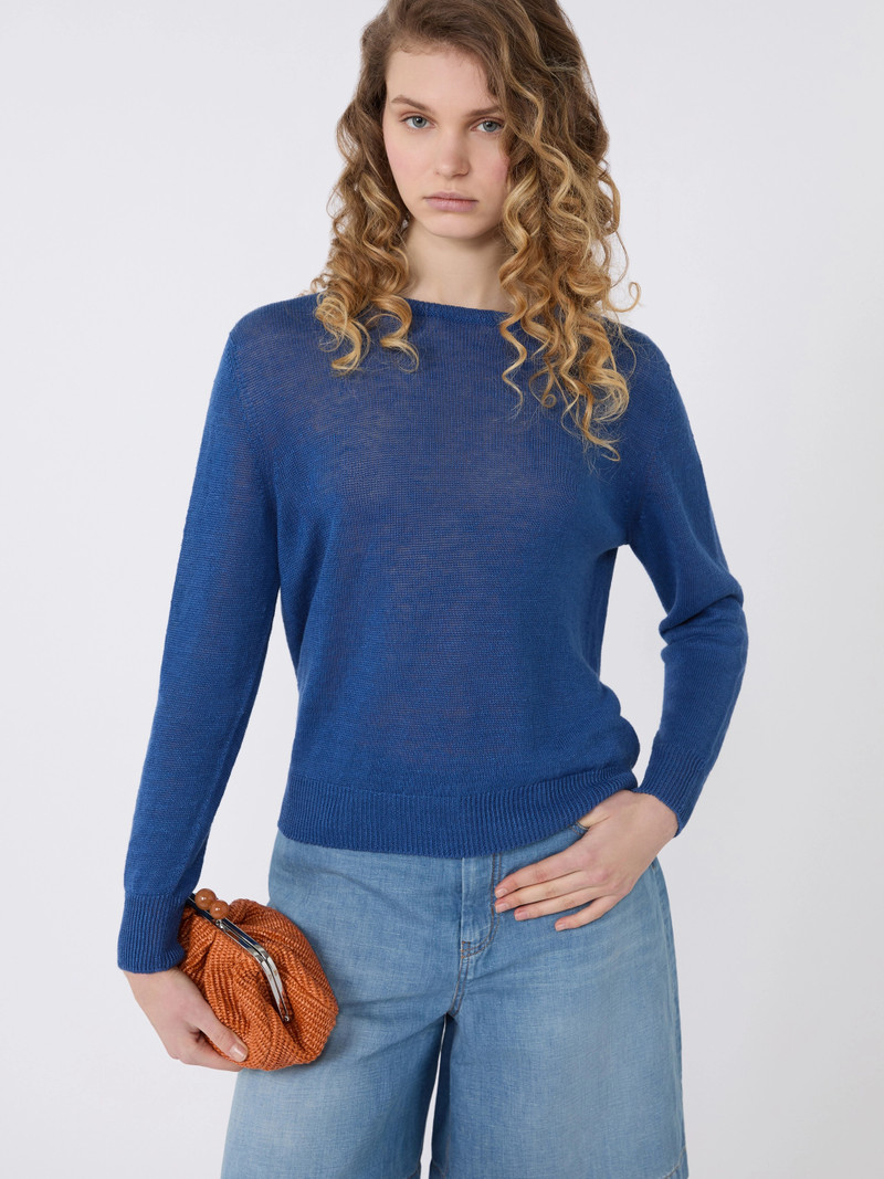 ATZECO Linen yarn jumper - OCEAN 5
