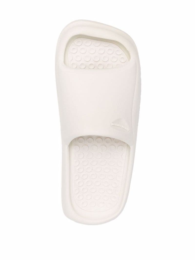 square-toe moulded slides - 5