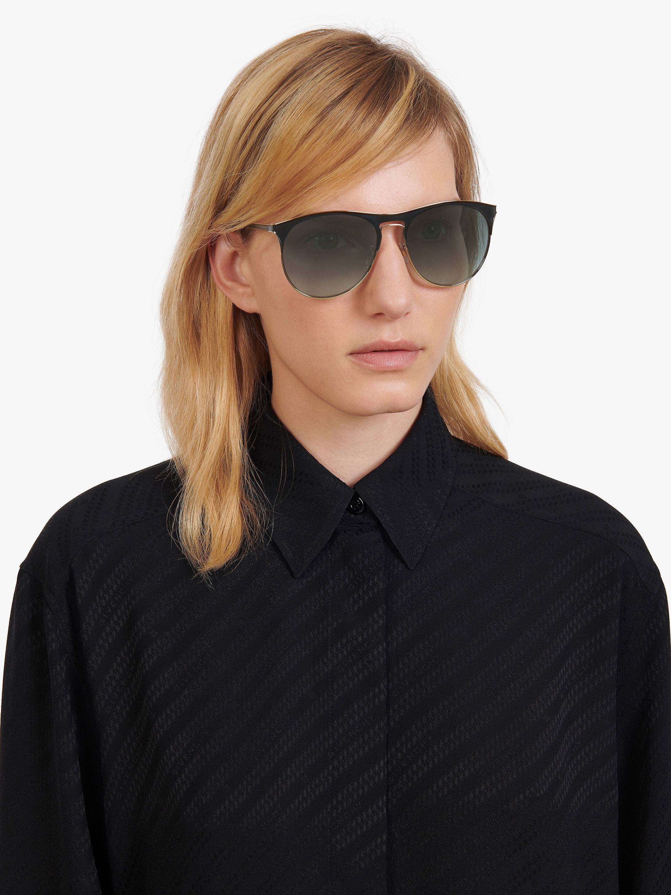 GV Halo square sunglasses in acetate and metal - 2