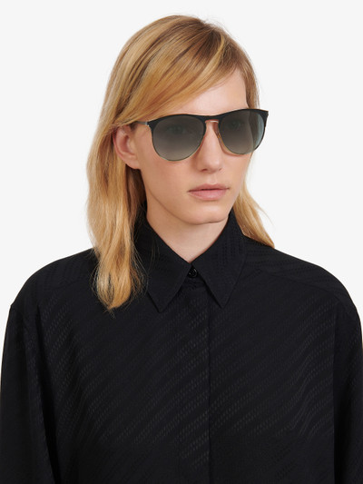 Givenchy GV Halo square sunglasses in acetate and metal outlook