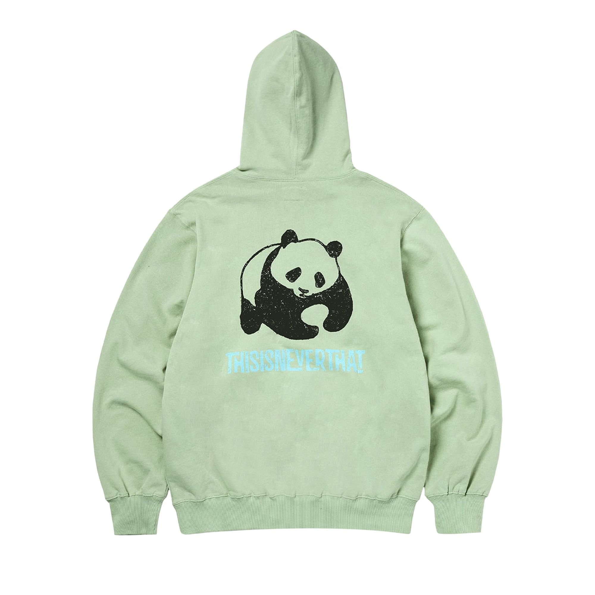 thisisneverthat Panda Hoodie 'Pale Green' - 2