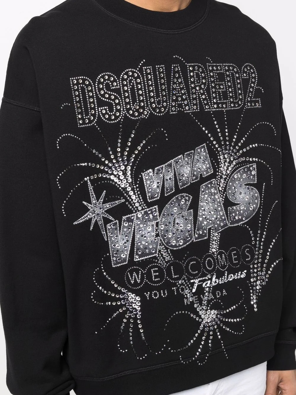 Las Vegas print sweatshirt - 5