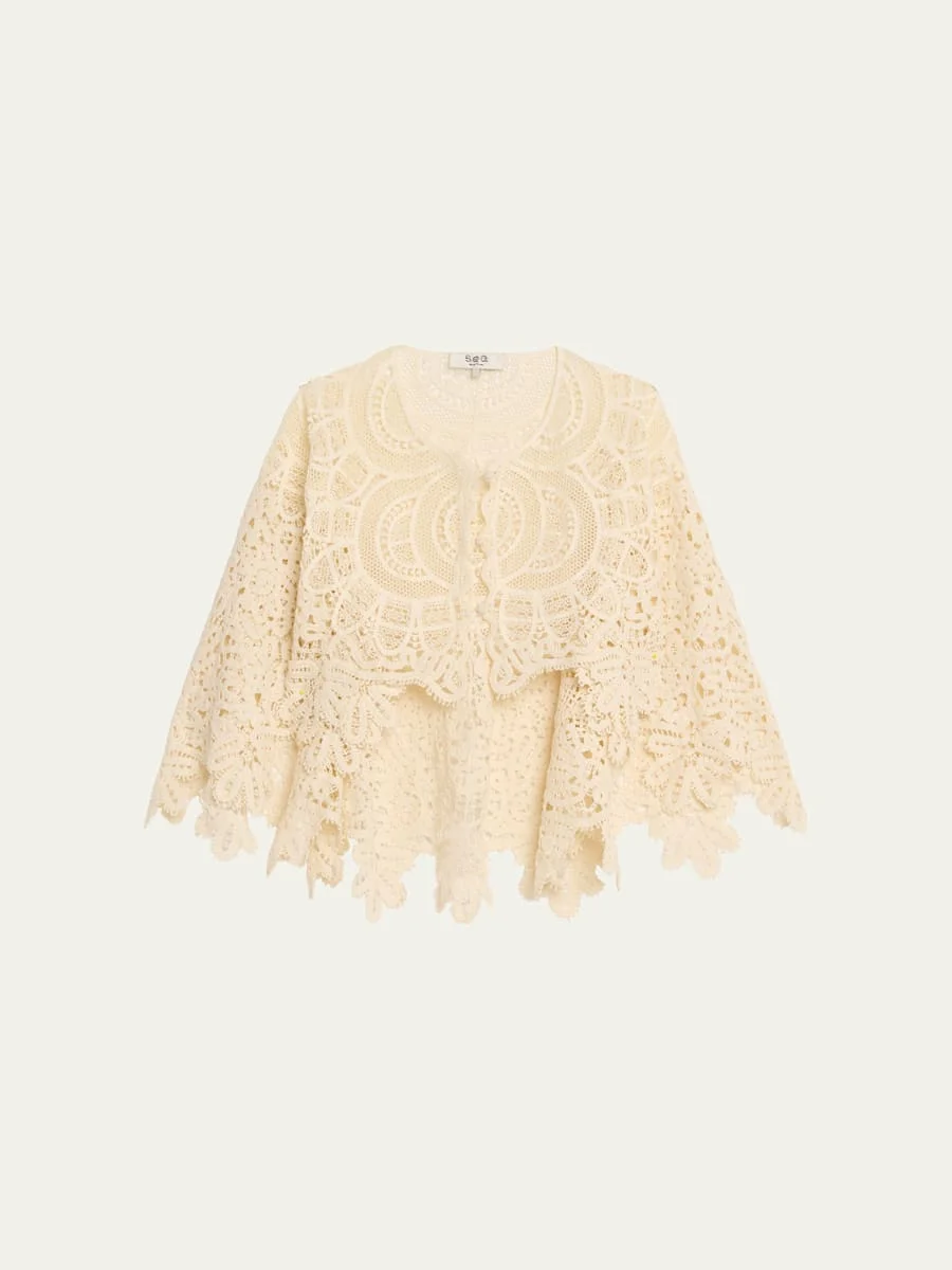 Alina Lace Cape - 1