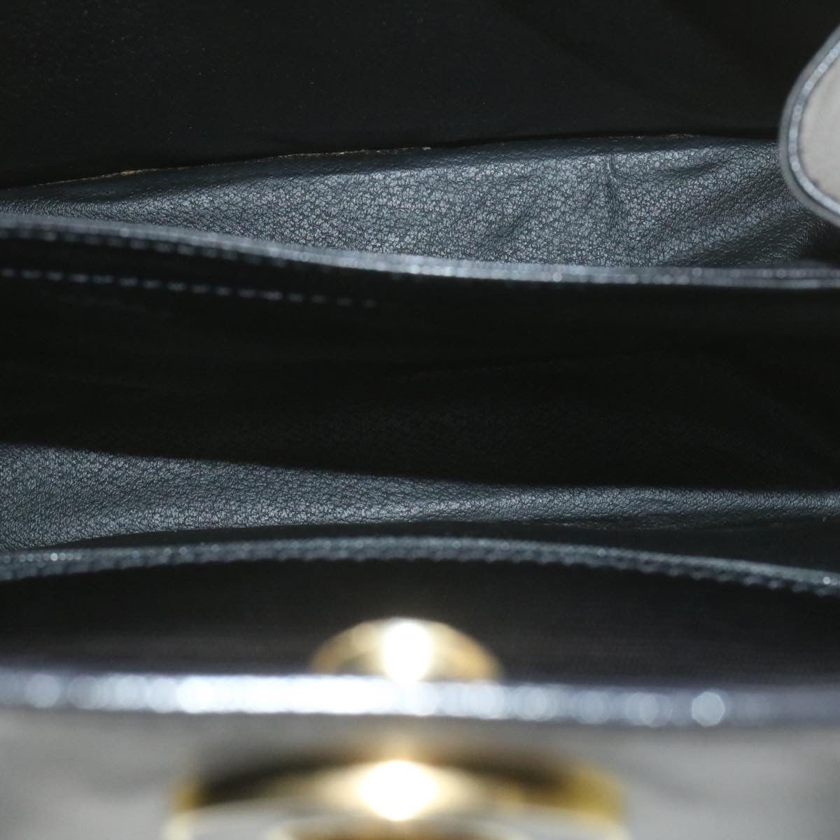CELINE Hand Bag Leather Black - 15