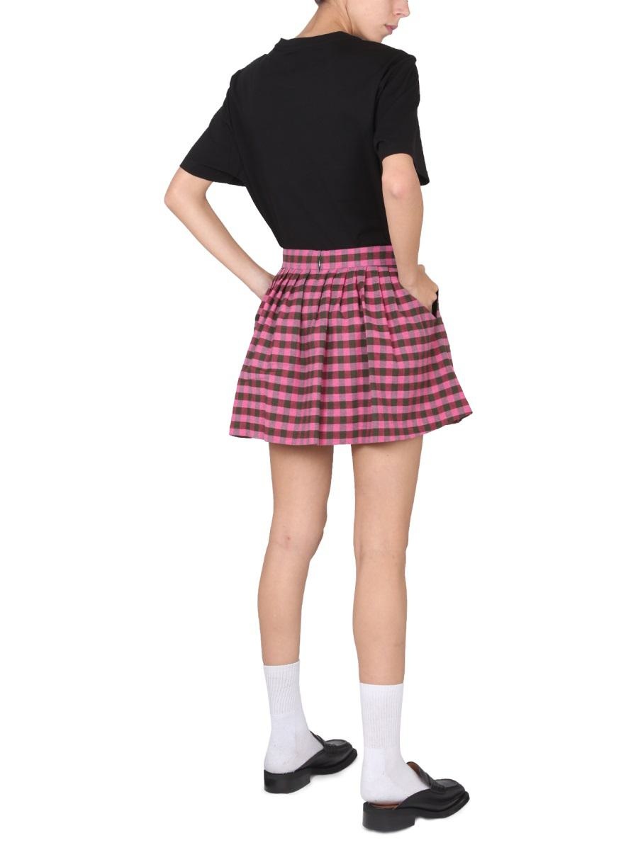 KENZO クラフィックフリントミニスカト FD62JU1869F1 51 KENZO KENZO MINI SKIRT | baltini | REVERSIBLE