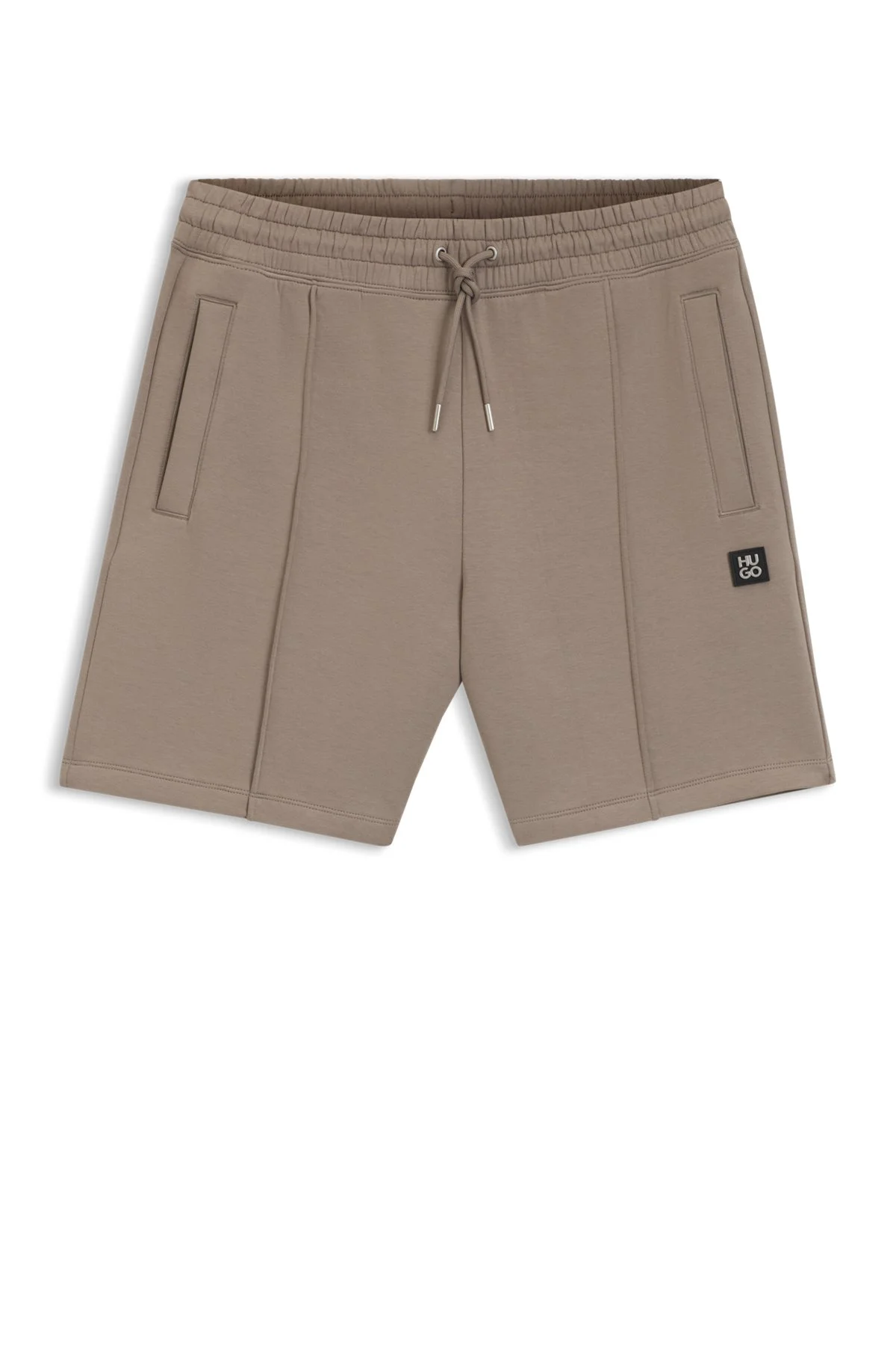 SHORTS WITH STACKED-LOGO TRIM - 1