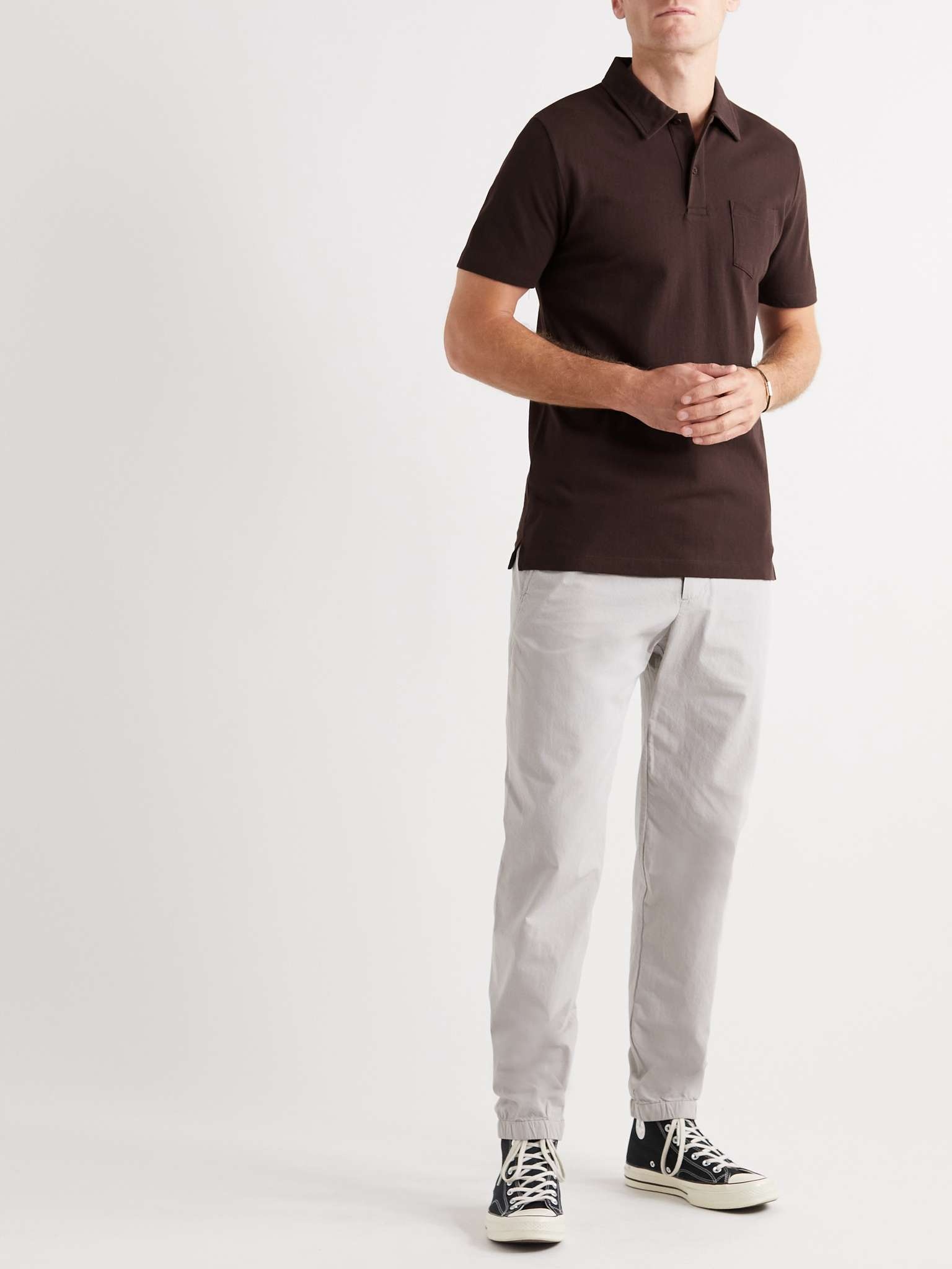 Riviera Cotton-Mesh Polo Shirt - 2