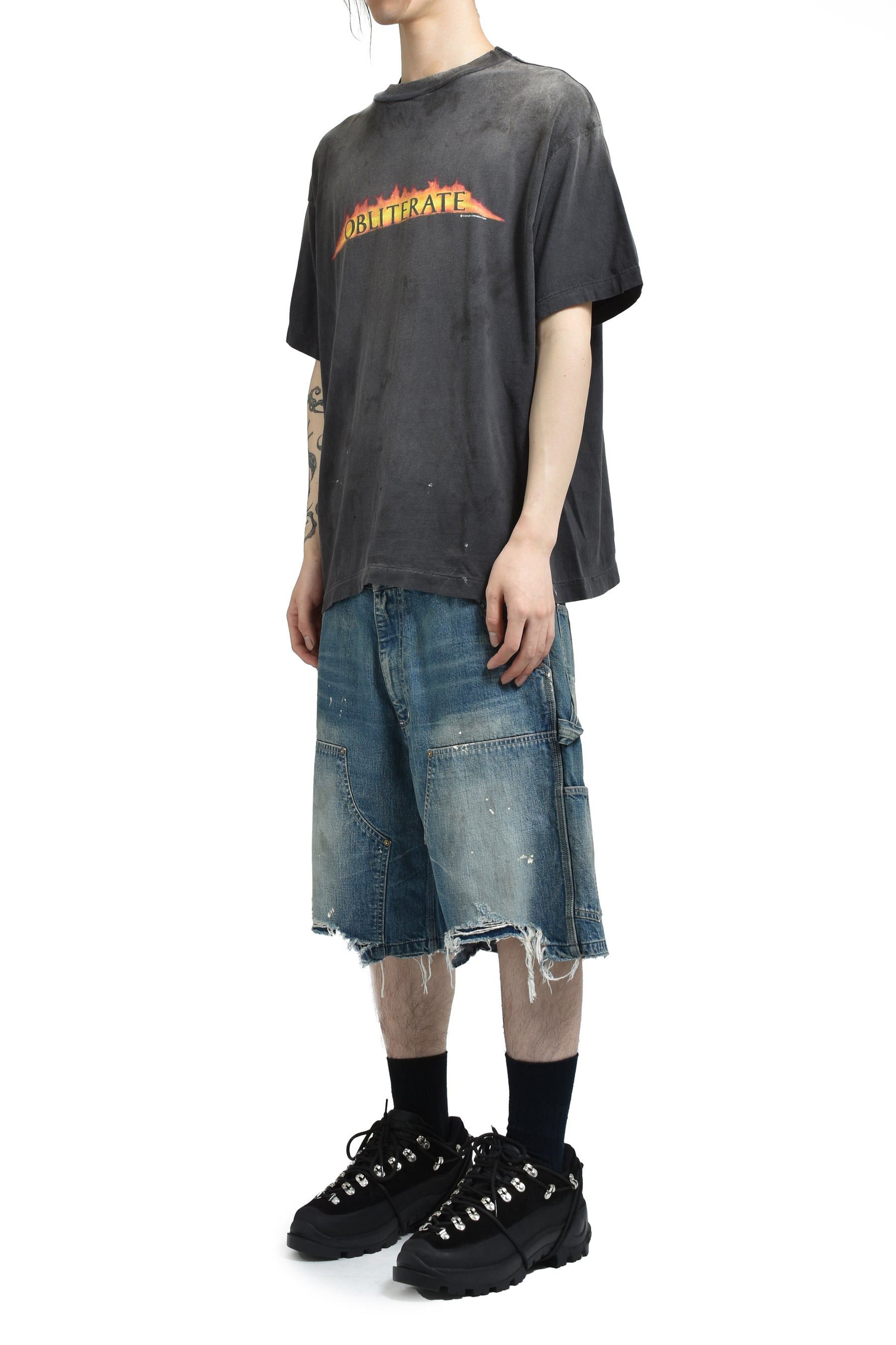SS TEE/OBLITERATE / BLK - 4