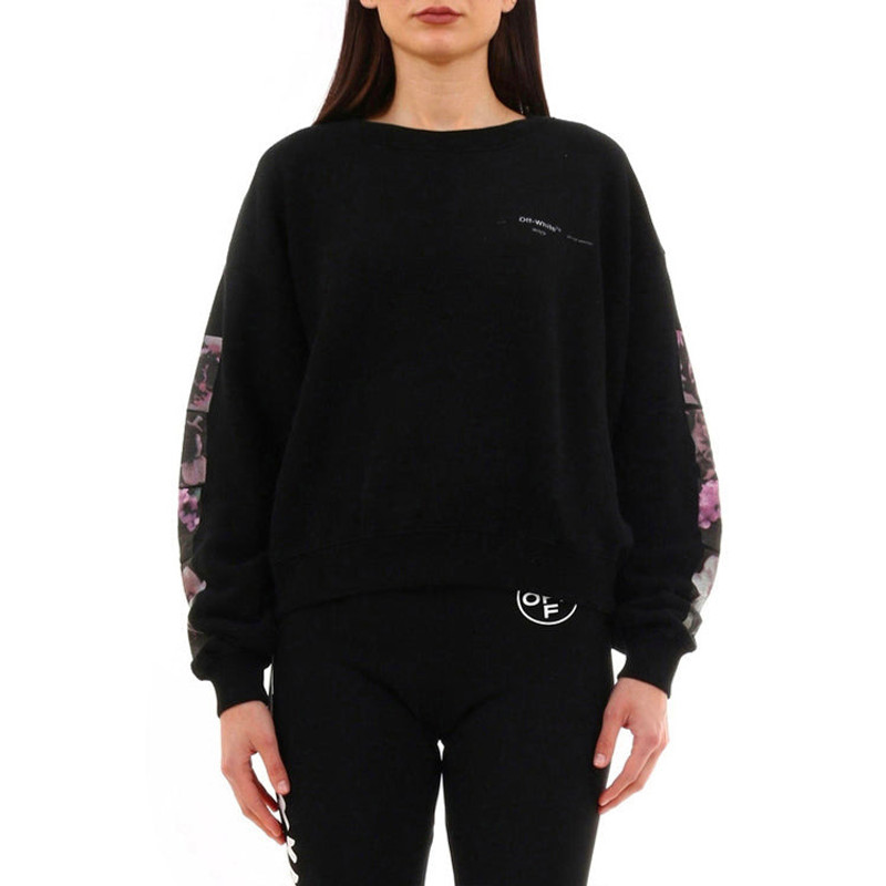 Off-White (WMNS) Off-White Loose Flowers Printing Black OWBA047S19D970791088 outlook