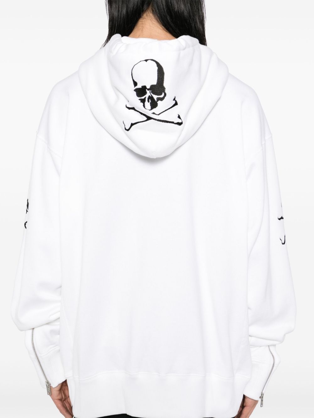 logo-embroidered hoodie - 5