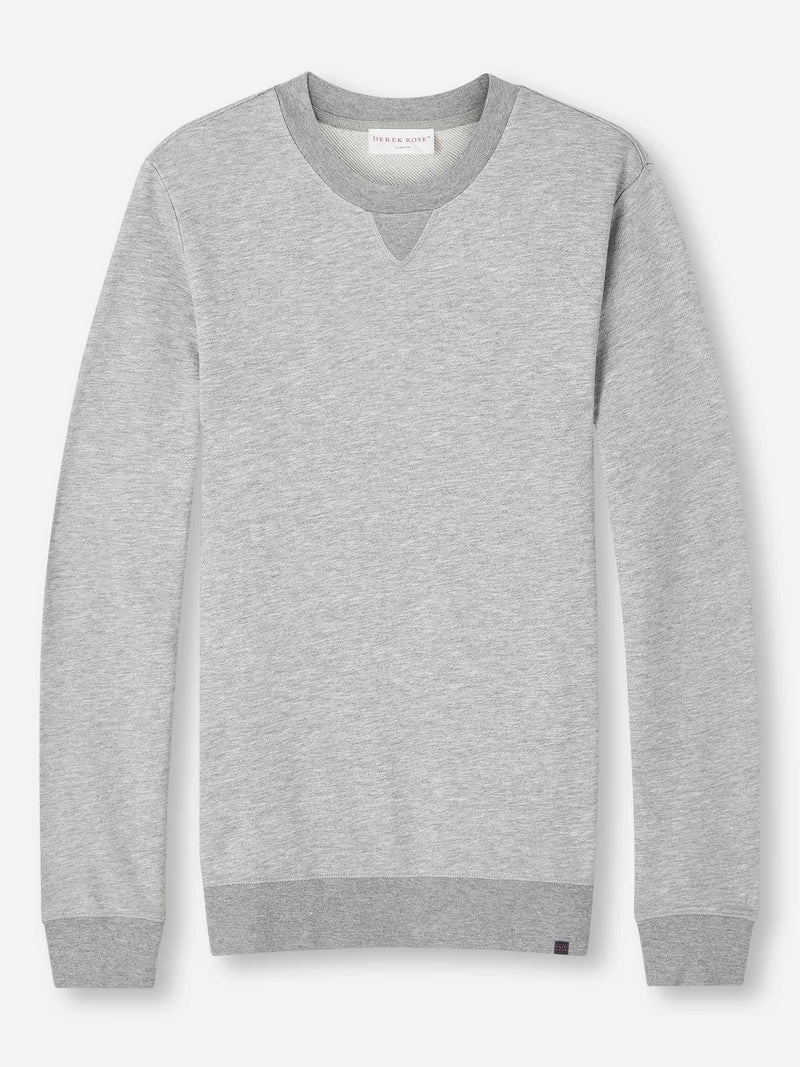 Men's Sweatshirt Quinn Cotton Modal Silver - 1