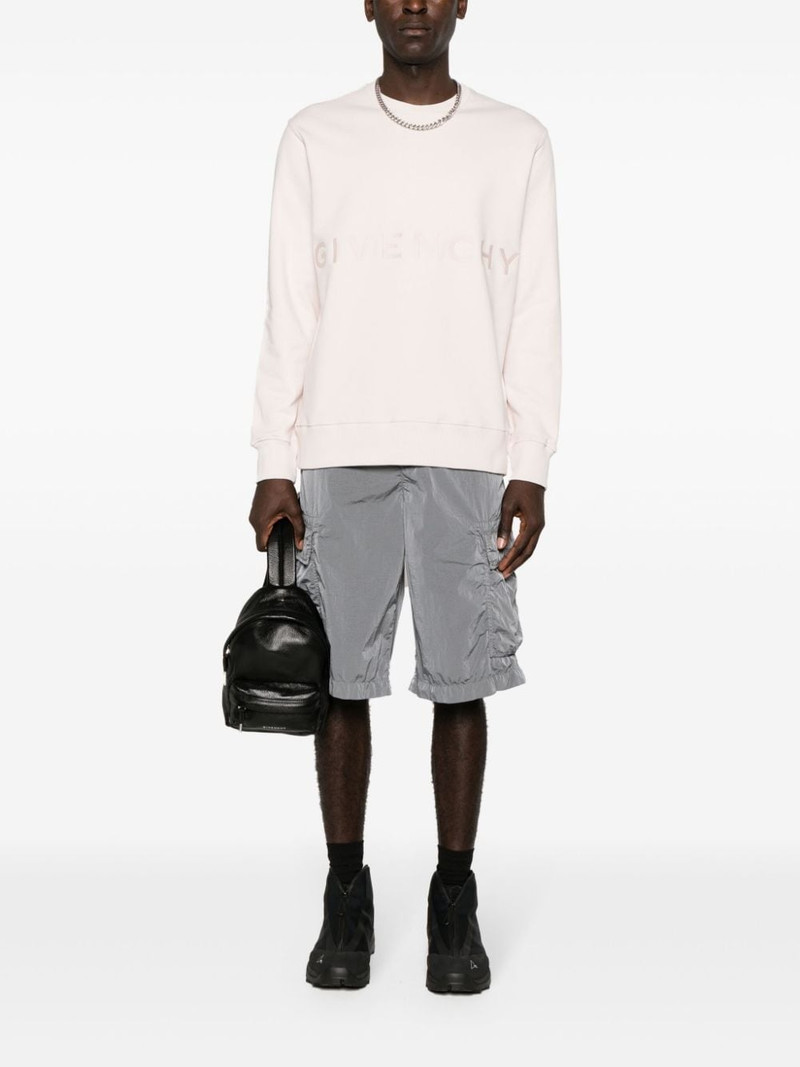 Givenchy logo-embroidered cotton sweatshirt outlook