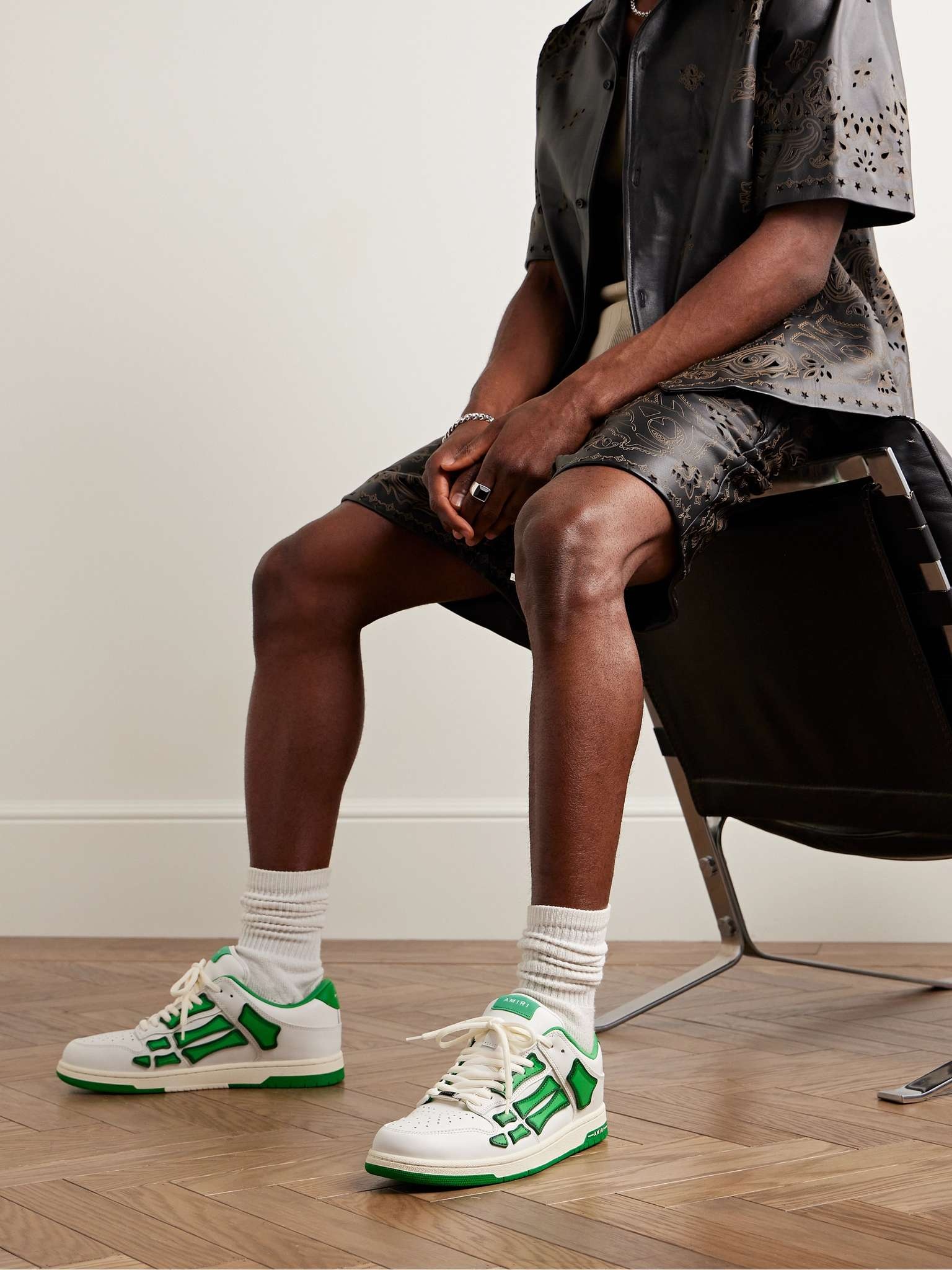 Skel-Top Leather Sneakers - 2