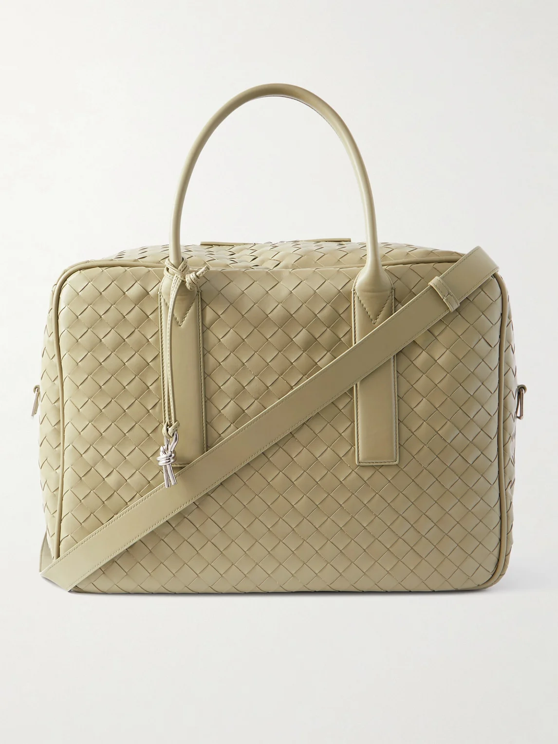 Getaway Intrecciato Leather Weekend Bag - 1