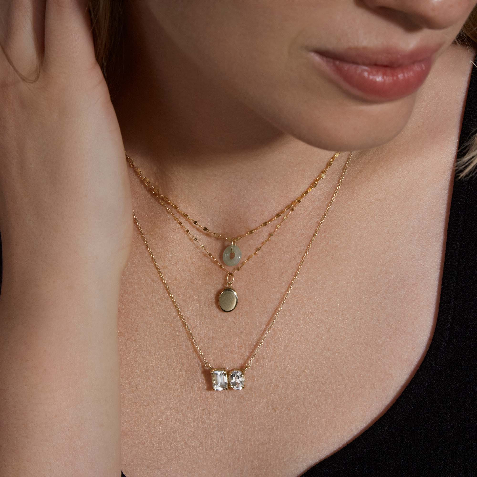 Dainty Donut Aventurine Charm - 4