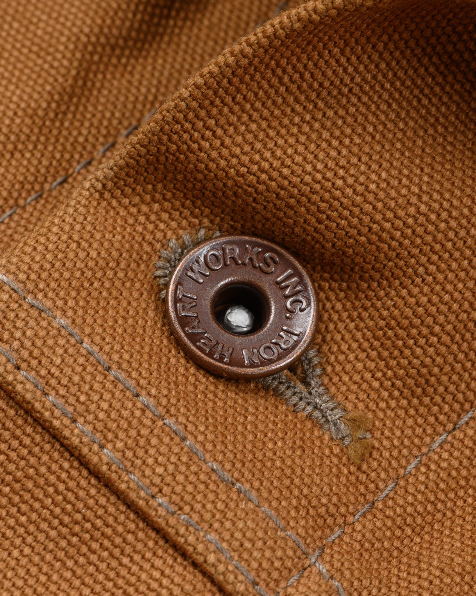 IH-2526V 17oz Duck Modified Type III Vest - Brown - 13