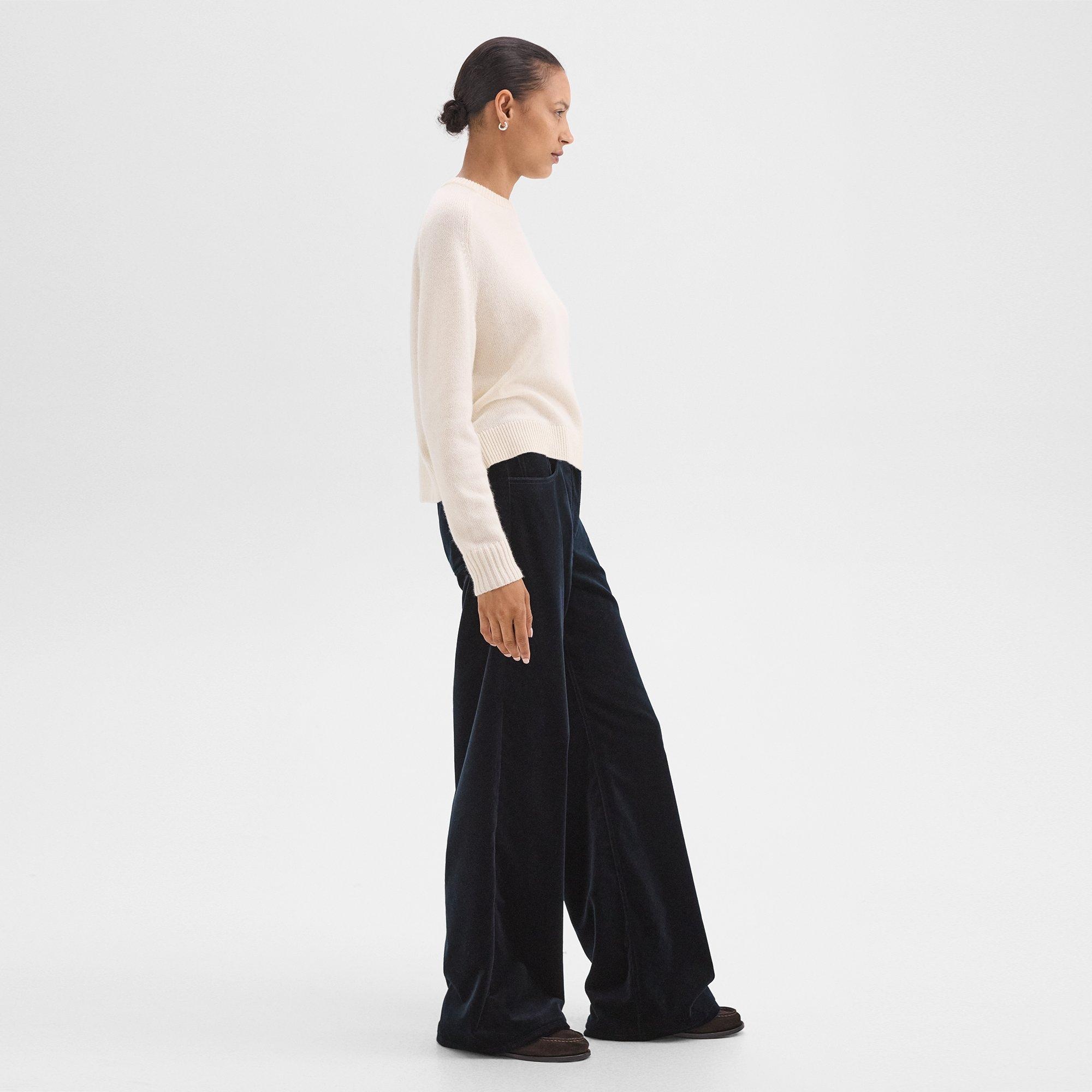 Straight-Leg 5-Pocket Pant in Velvet - 3