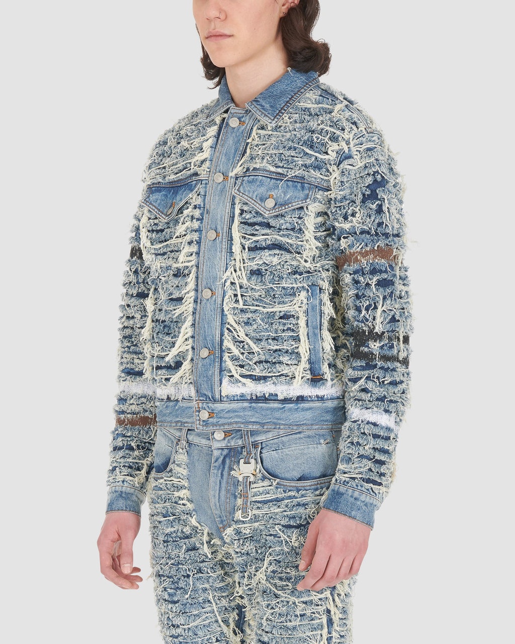 DENIM JACKET BLACKMEANS - 3