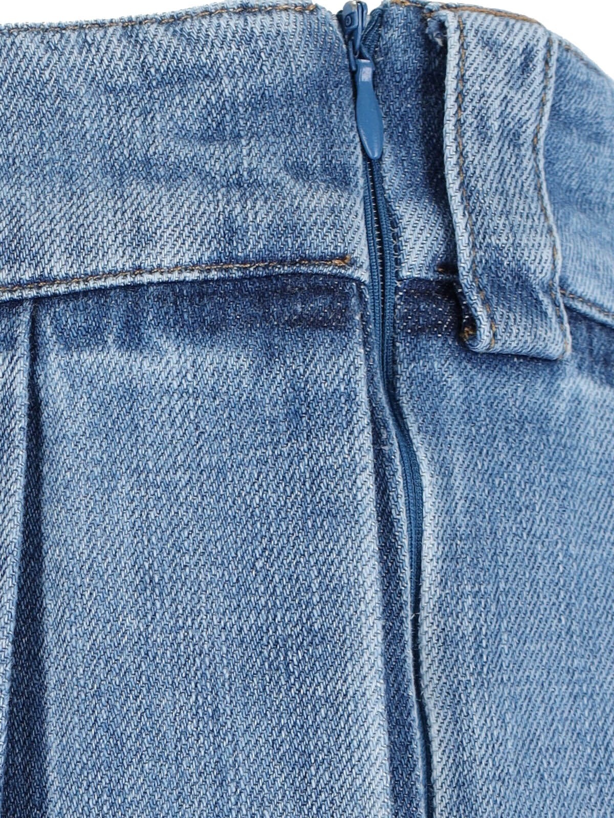 DENIM MIDI SKIRT - 5