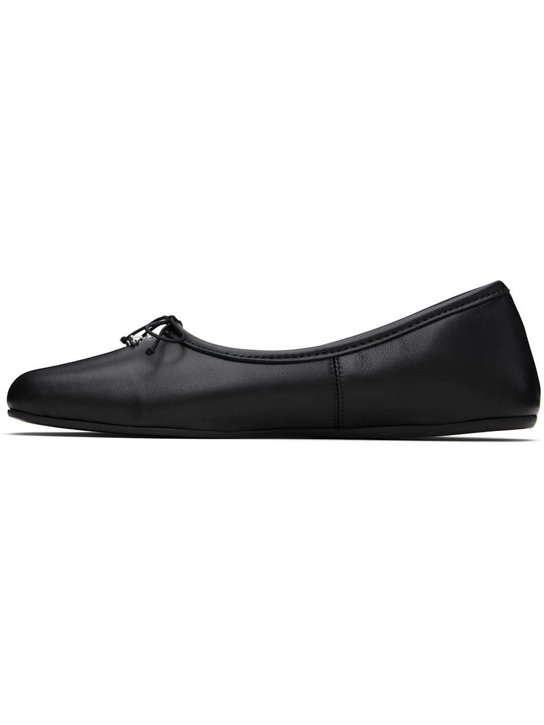 Black Brigitte Ballerina Flats - 3