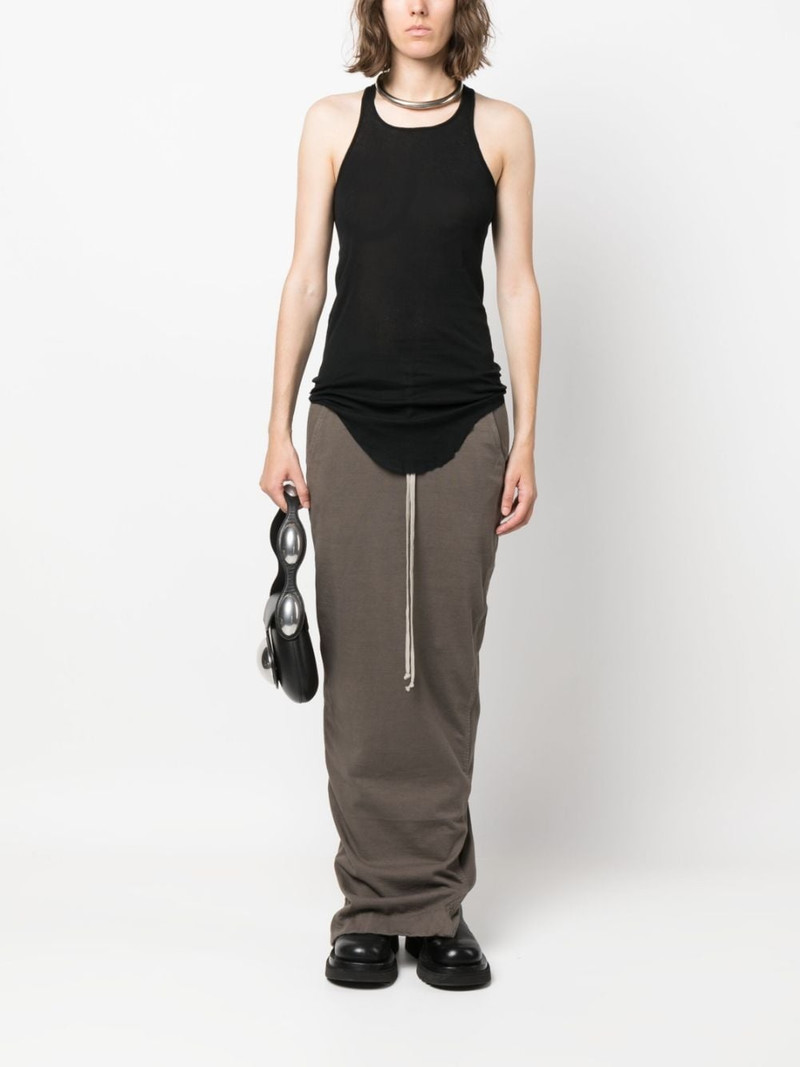 Rick Owens round-neck cotton tank top outlook