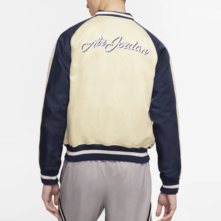 Air Jordan Remastered Souvenir Casual Sports baseball uniform Jacket White CD5772-271 - 5