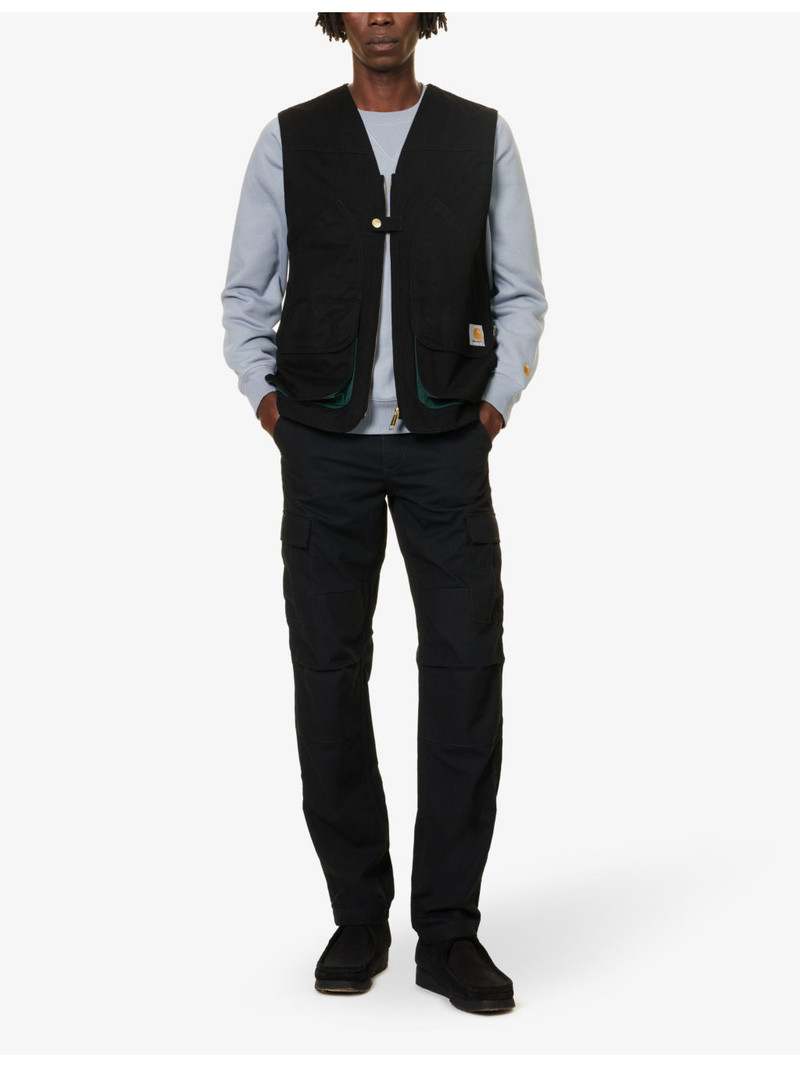 Carhartt Aviation straight-leg regular-fit cotton-canvas cargo trousers outlook