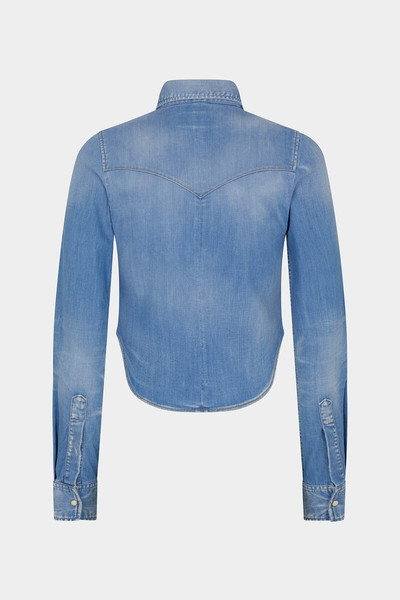 DSQUARED2 LIGHT WASH SEXY WESTERN DENIM SHIRT outlook