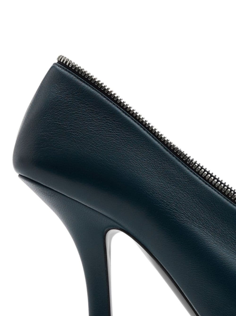 Baby Zip 100mm leather pumps - 2