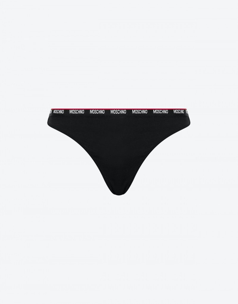MINI ELASTIC JERSEY THONG 1