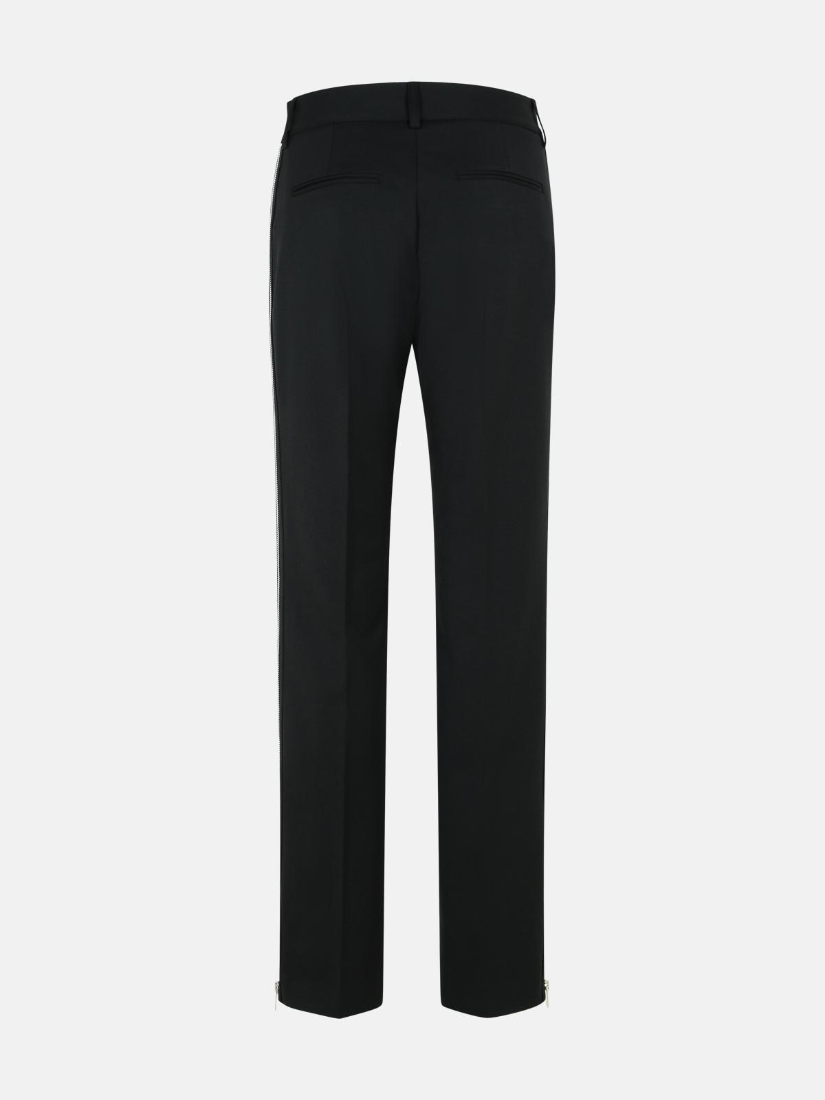 BLACK POLYESTER PANTS - 3