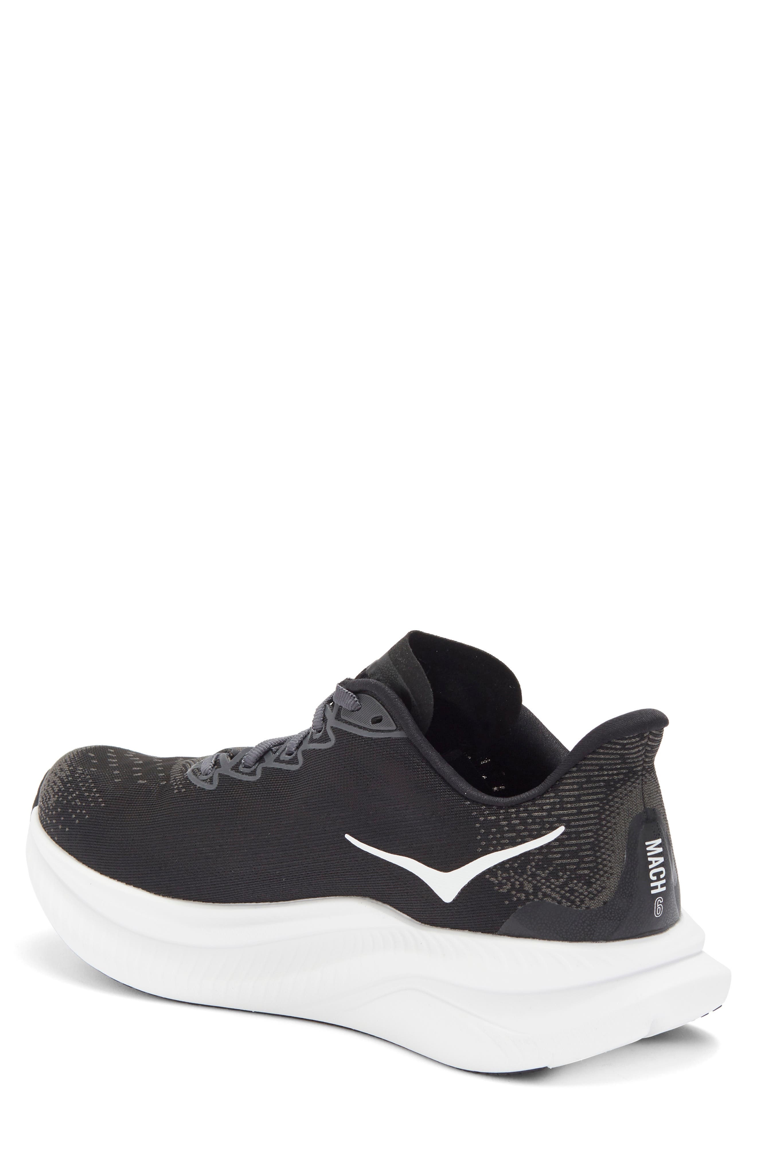 HOKA Mach 6 Running Shoe in Black /White at Nordstrom - 2