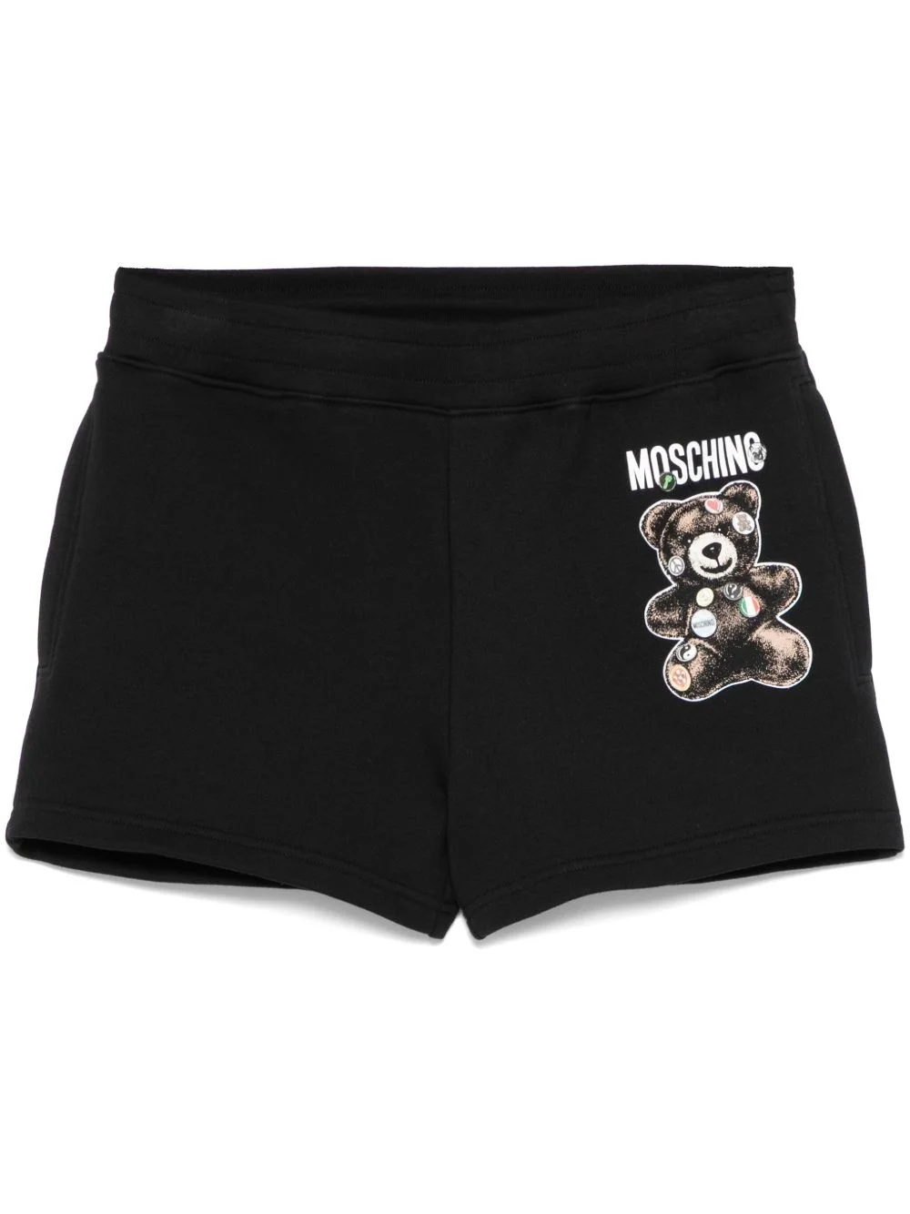 Teddy Bear-print track shorts - 1