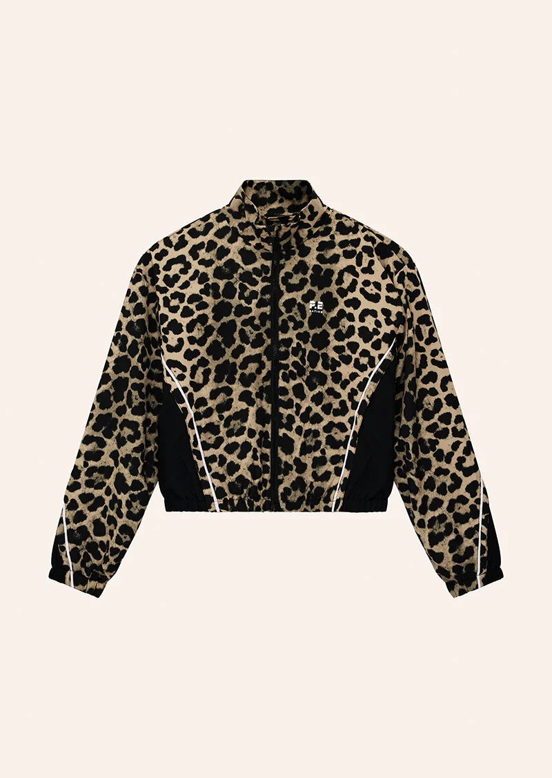 LINEAR JACKET IN LEOPARD & BLACK - 1