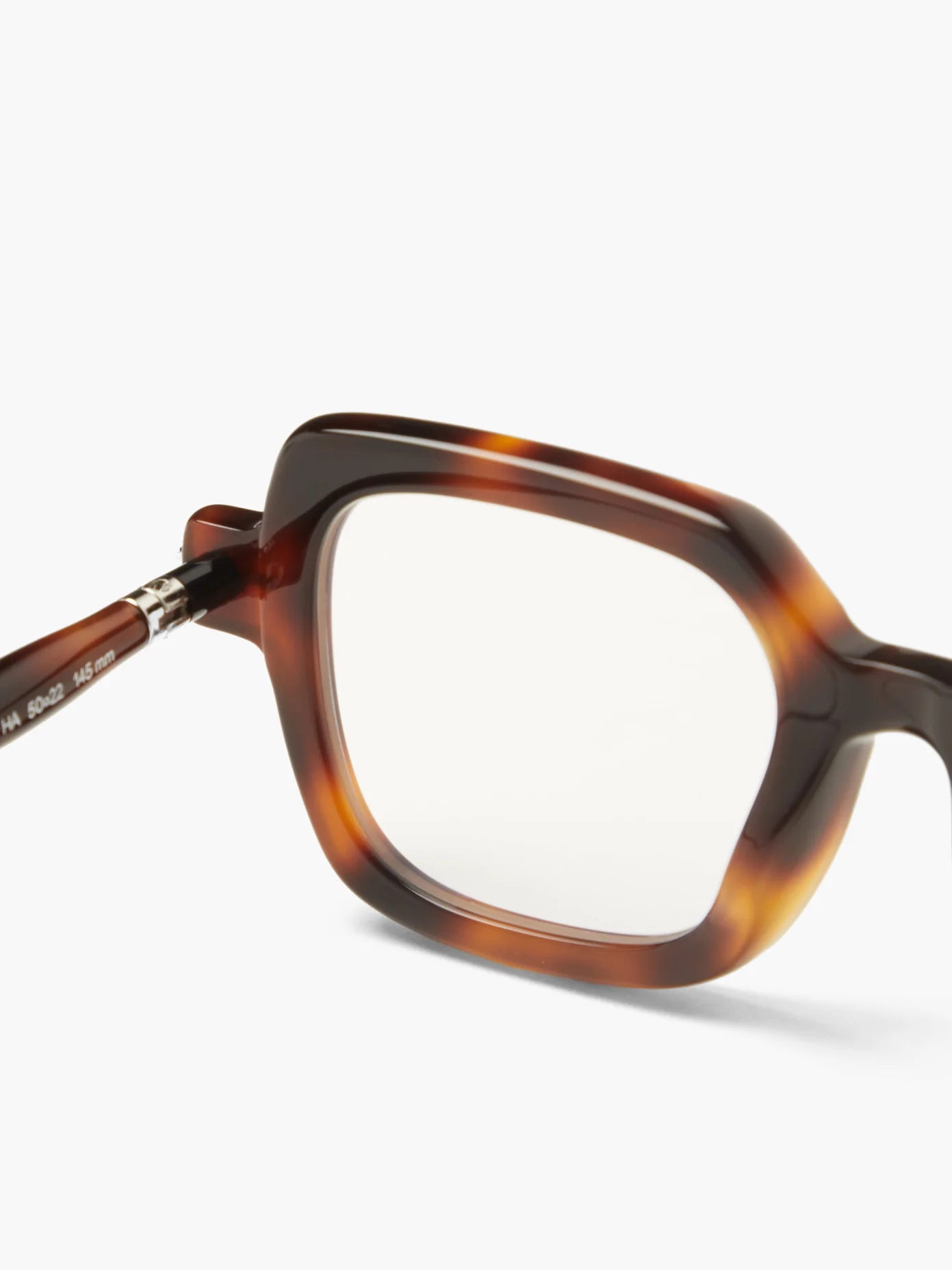 P2 square tortoiseshell-acetate glasses - 2