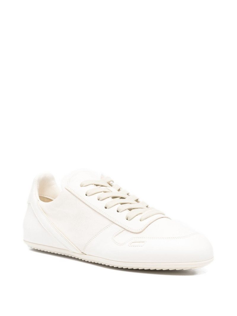 Rick Owens low top leather sneakers outlook