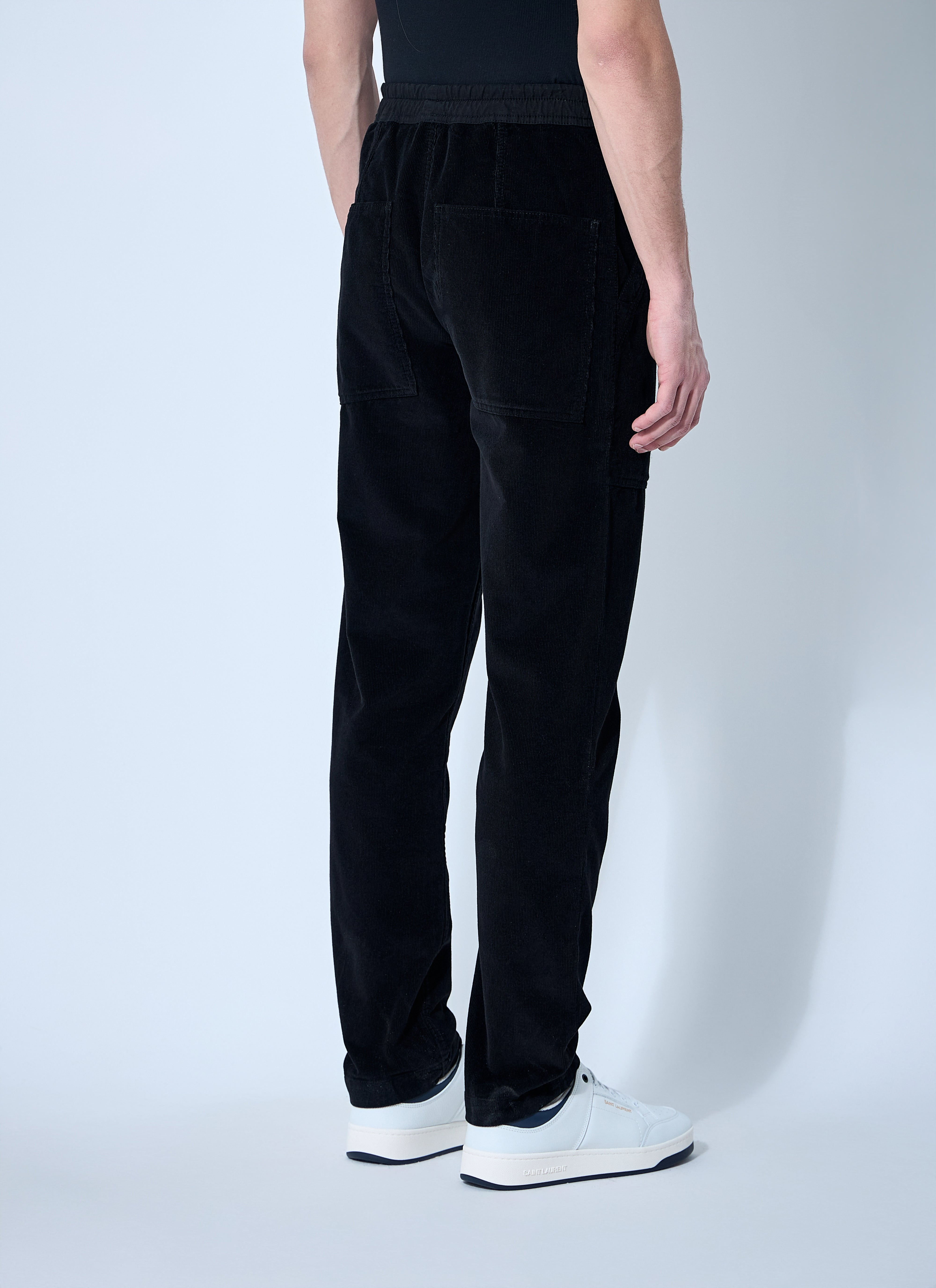 Saint Laurent Men Corduroy Drawstring Pants - 4