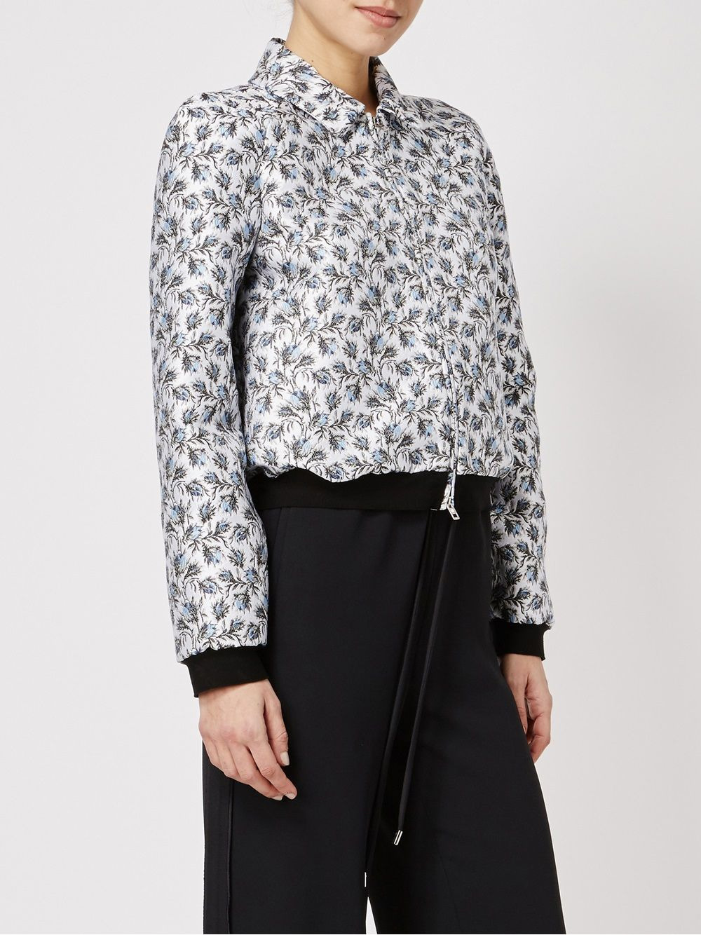 jacquard bomber jacket - 3