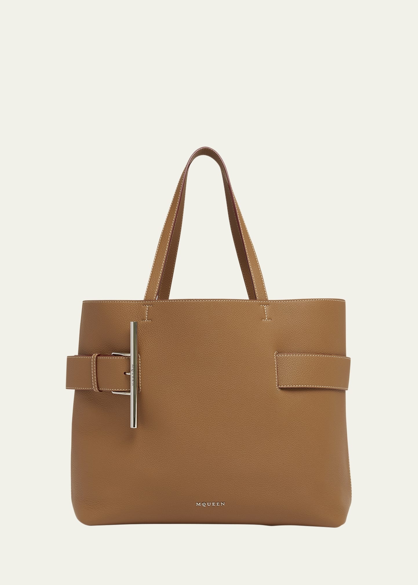 Alexander McQueen T-Bar Sling Shopper Tote Bag
