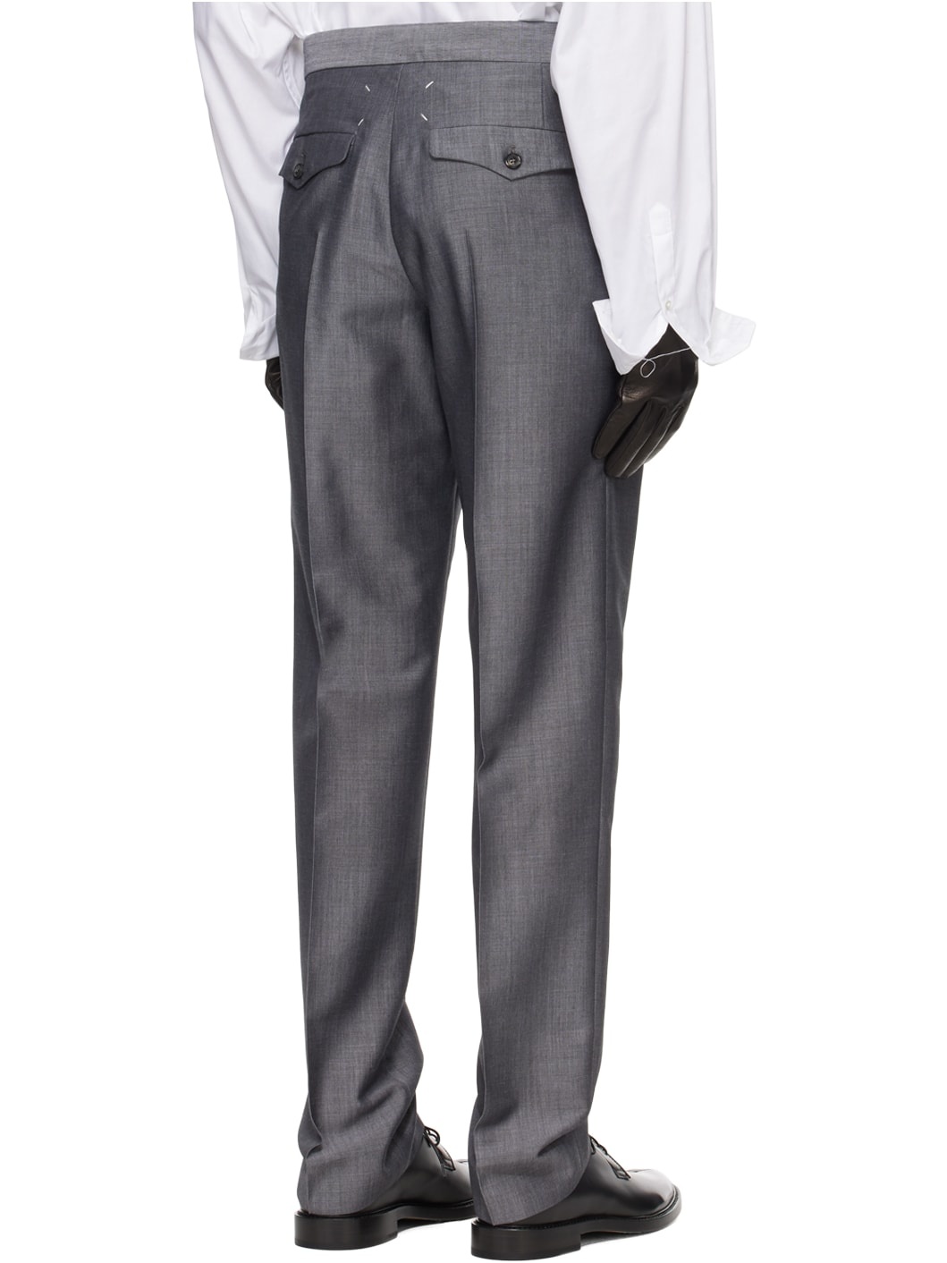 Gray Pocket Trousers - 3